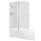 Anzzi Left Drain Tub in White With 48 x 58 in. Tub Door in Chrome, 5 ft. SD05401CH-3260L - alternate 6